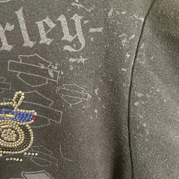 Harley-Davidson 2006 Size XL T-Shirt Jeweled Motorcycle Mannheim PA Iron Valley - Picture 2 of 7
